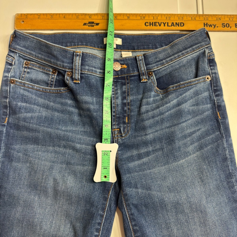 J. Crew Women’s Size 28/30 Blue Denim Skinny Jeans Pants Cotton Blend - Picture 5 of 6